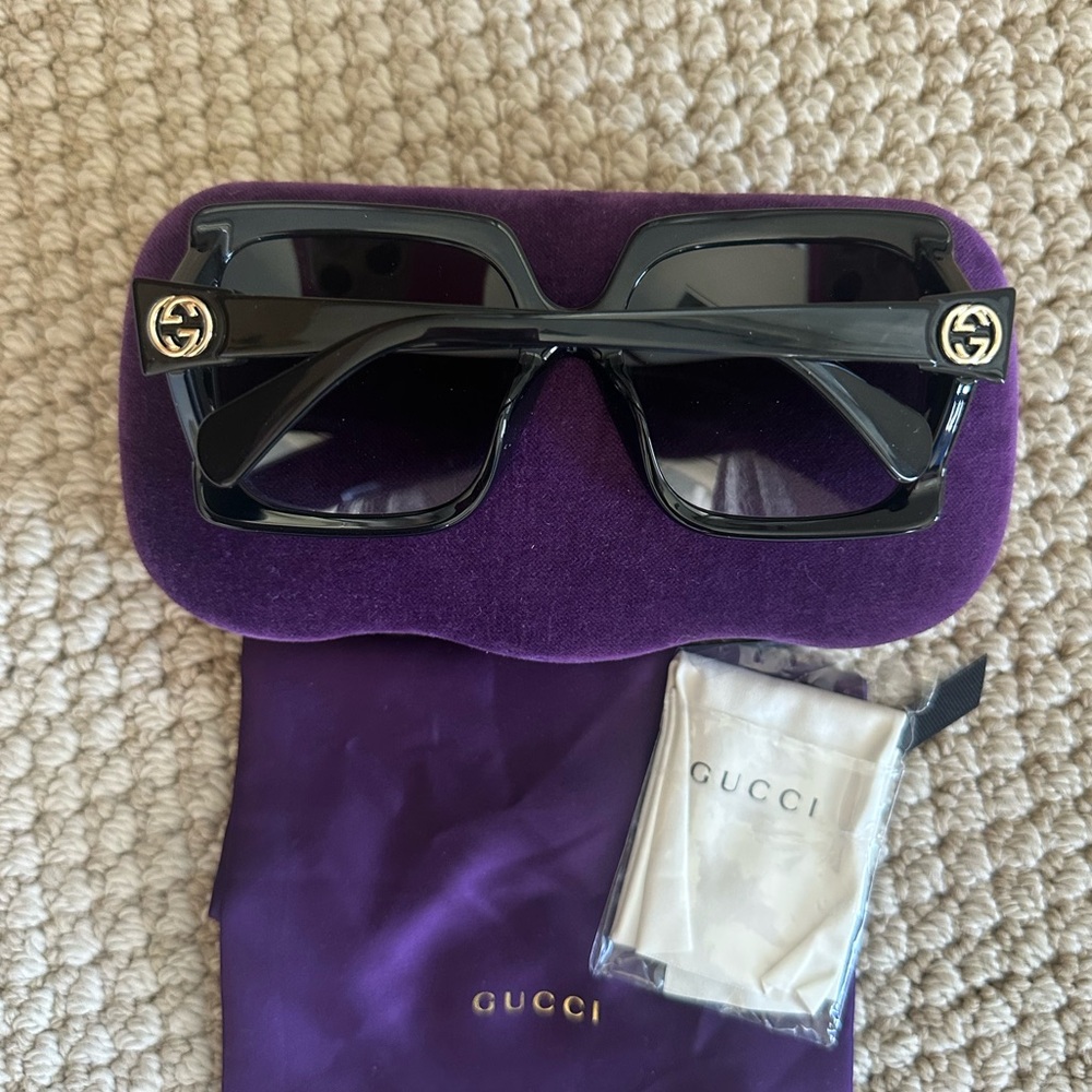 Authentic Gucci 59mm Gradient Square Sunglasses - image 3